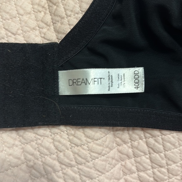 Dream fit black satin tshirt bra 40DDD - Picture 3 of 4